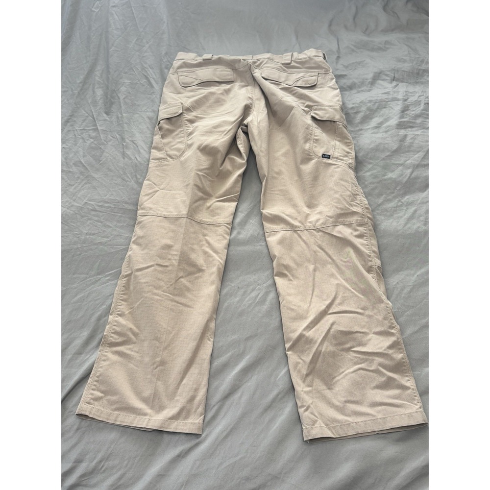 5.11 Tactical Stryke Cargo Pants Mens 38x32 Beige Military Cargo Ripstop Utility - Picture 2 of 6